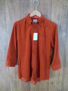  United Arrows corduroy 7 minute sleeve shirt / men's /S* new goods 