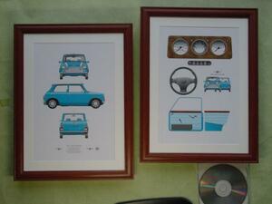 *2 pieces set *1997 Mini Cooper illustration picture 81*MINI COOPER*