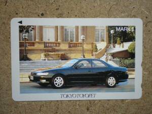 w42-11* Tokyo Toyopet MARKⅡ telephone card 