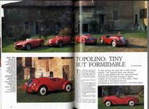 【a4335】90.10 Italian Cars No.1／アルファSZ,オスカF1,トポリーノ...　_画像3