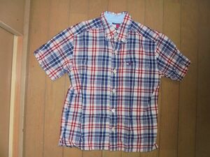  beautiful goods * Tommy Hilfiger * check. short sleeves shirt *7 -years old,120 rank 