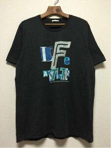 [即決古着]GU/ジーユー/Tシャツ/半袖/プリント/ダークグレー/XL