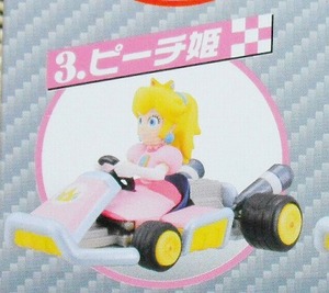 マリオカート7 プルバックカー ピーチ姫 フルタ Princess Peach 新品 即決