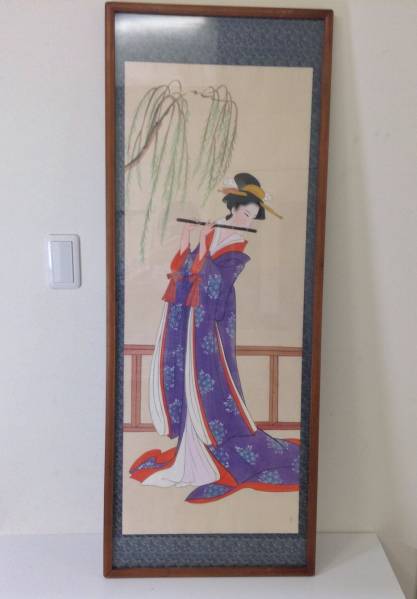 Discount♪ Ukiyo-e, Japanese painting, Print, Beautiful woman painting, Figure painting, Framed, Artist unknown (3), painting, Ukiyo-e, print, Beautiful woman painting