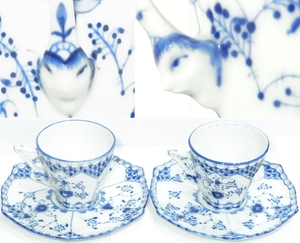 NIKKOb roof Roo tedo full race coffee cup & saucer 2 customer set [ face ] Hiroko Koshino HIROKO KOSHINO Nikko ceramics and porcelain fine Poe se Len 