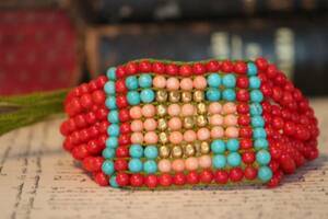 * new arrival * coral * turquoise neitib bracele 