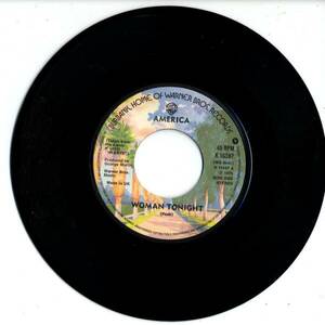 America 「Woman Tonight/Daisy Jane」英国WARNER盤EPレコード　