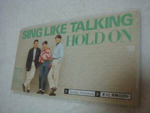 Sing Like Talking　シングライクトーキング　Hold On♪　8cmCD