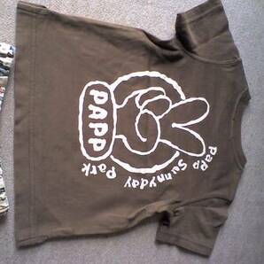 『ＰＡＰＰ　Tシャツ　茶　100　USED』