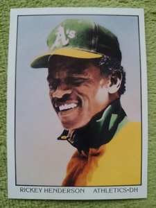 ★RICKEY HENDERSON SCORE 1990 MLB #686 リッキー・ヘンダーソン OAKLAND ATHLETICS オークランド・アスレチックス HOF 盗塁王