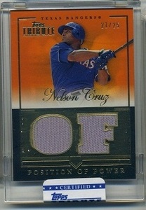 【メモラ】12Topps TRIBUTE #PRO-NC Nelson Cruz 21/25