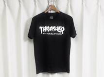 ◆HUF x THRASHER Tシャツ ハフ スラッシャー 限定 コラボ ツアー 黒 ブラック OLD SKATE オールドスケート 80s 90s Y2K 古着女子 送料無料_画像1