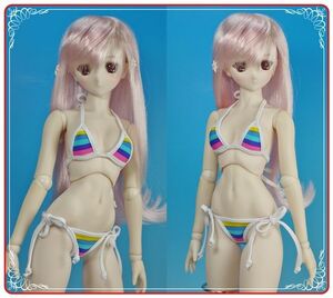 * DD Dollfie Dream string bikini Rainbow *