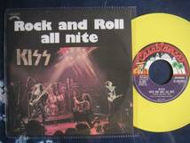 【7】KISS/ROCK AND ROLL ALL NITE(006-96993欧州製限定イタリア当時盤仕様イエローカラーヴィニール)_画像1