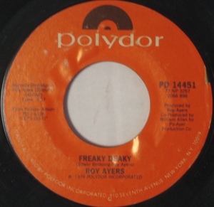 Roy Ayers - Freaky Deaky - Polydor ■ boogie soul 45 試聴