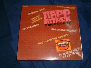 LP【Rapp Attack Vol.1】Fatback/Jimmy Spicer/Millie Jackson/The Hawk/Mr. Magic/M.C. Flex & The F.B.I. Crew