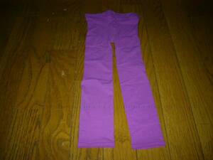 スパッツ　タイツ　7分丈　光沢の紫　35デニール　可愛くてお洒落　スカート中に　未使用