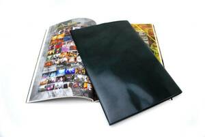  free shipping *. repairs .... recycle leather . made A4 size book cover * Chrome green * textbook musical score for 