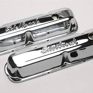 !送無!EDEKBROCK エーデルブロック バルブカバー クローム クライスラー ダッジ プリムス MOPER モパー V8 318 340 360