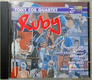 ◆TONY COE QUARTET/RUBY (CD) -Brian Dee