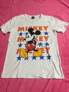 ★BABYDOLL×MICKEY ベビードール 半袖Tシャツ ミッキー 白