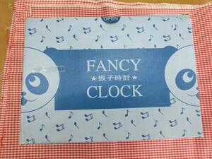 ●振子時計　ＦＡＮＣＹＣＬＯＣＫ　緑　パンダの絵