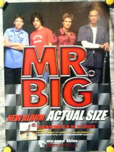 p2【ポスター/B-2】Mr.Big-ミスター・ビッグ/'01-Actual Size/告知用非売品ポスター