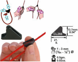 [ prompt decision ] Mini line lock . light Clamcleats mini Line-Lock Cl266