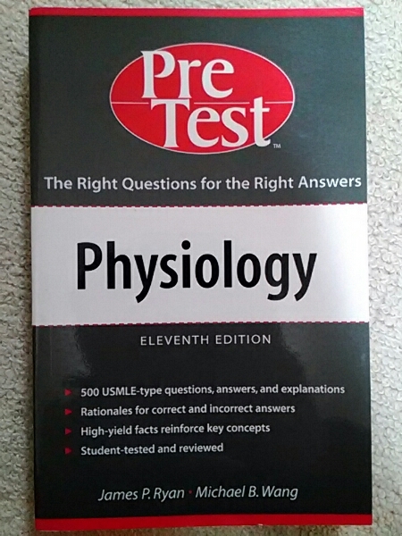 PreTest Physiology 第11版 洋書 英書 中古 Ryan Wang