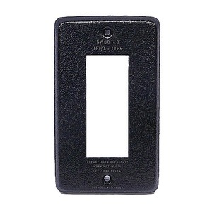  in dust Lee switch plate black 3. for 