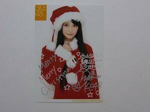 SKE48 小木曽汐莉 2010クリスマス コメント入り公式生写真★