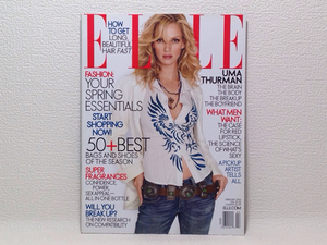 洋雑誌 ELLE US No.234 2.2005 Uma Thurman 送料180円/e1