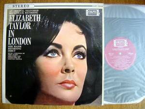 【LP】エリザベス・テイラーをあなたに(SJET-7404日本ビクター/COLPIXペラ初回ELIZABETH TAYLOR IN LONDONジョニースペンス)