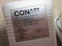 CONAIR ACアダプター UA0310A AC3.6V 1A★保証付_画像2