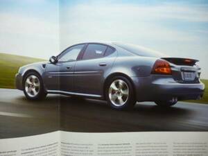 本国カタログ ポンティアック グランプリ GXP/V8 5.3L/2005年