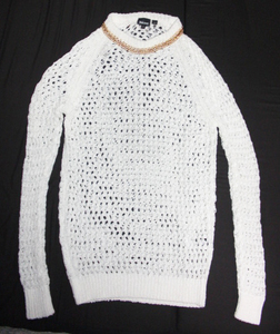 SALE! Just Cavalli * lady's * chain attaching knitted USED. 