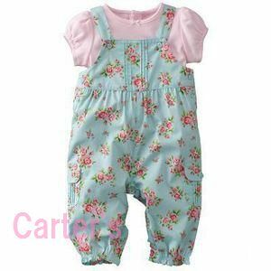  новый товар * Carter's [6M]2 деталь *garden party* редкость 