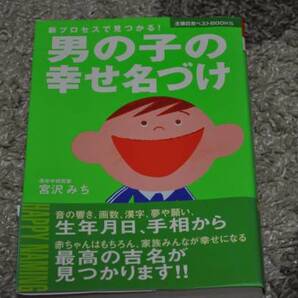 ☆即決☆男の子の幸せ名づけ:名前参考本☆送料無料