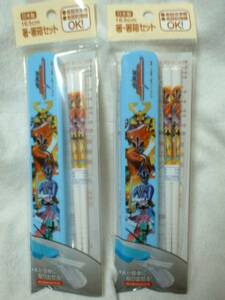 *2 piece Samurai Squadron Shinkenger chopsticks & chopsticks box new goods prompt decision . present *