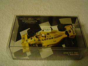 1/43 MINICHAMPS　1987年　ロータス99T　中嶋悟　F1デビュー