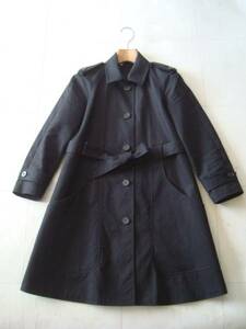 DEREK LAM coat size0terek Ram black trench coat 