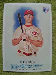 ★RC ルーキー DREW STUBBS TOPPS ALLEN & GINTER'S 2010 MLB ROOKIE CARD CINCINNATI REDS シンシナティ・レッズ ドゥルー・スタッブス