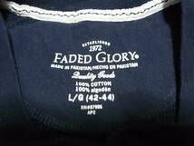 即決!USA古着●FADED GLORYデザインロンT紺!アメカジビンテージ_画像3