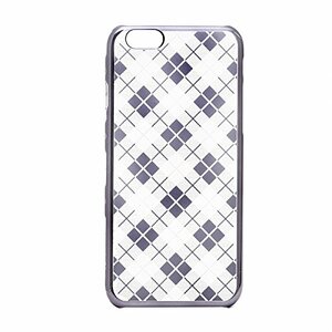 * бесплатная доставка *iPhone6s Plus/6 Plus metal дизайн жесткий чехол * tartan в клетку * LP-I6SPHMPTC