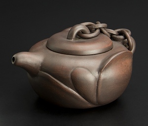紫泥蓋壺 中国 古美術