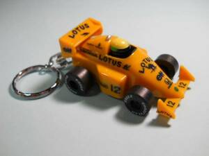 キーホルダー チーム ロータス 99T ホンダ F1 Lotus F-1 アイルトン・セナ 中嶋悟 マスコット アクセサリー