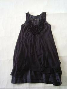 Abahouse Devinette black silk One-piece dress 