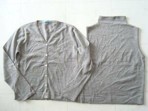 TSUNODA Italy made ensemble sweater cardigan 