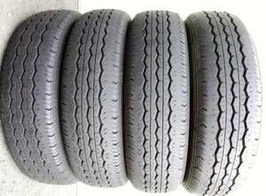 バリ山ラジアル 195/80R15 LT 107/105Lブリヂストンエコピア BRIDGESTONE ECOPIA RD-613 4本 HIACEハイエース NV350キャラバンボンゴデリカ