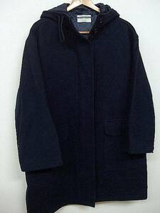 *MADE IN ITALY*BENETTON Benetton with a hood . wool coat *